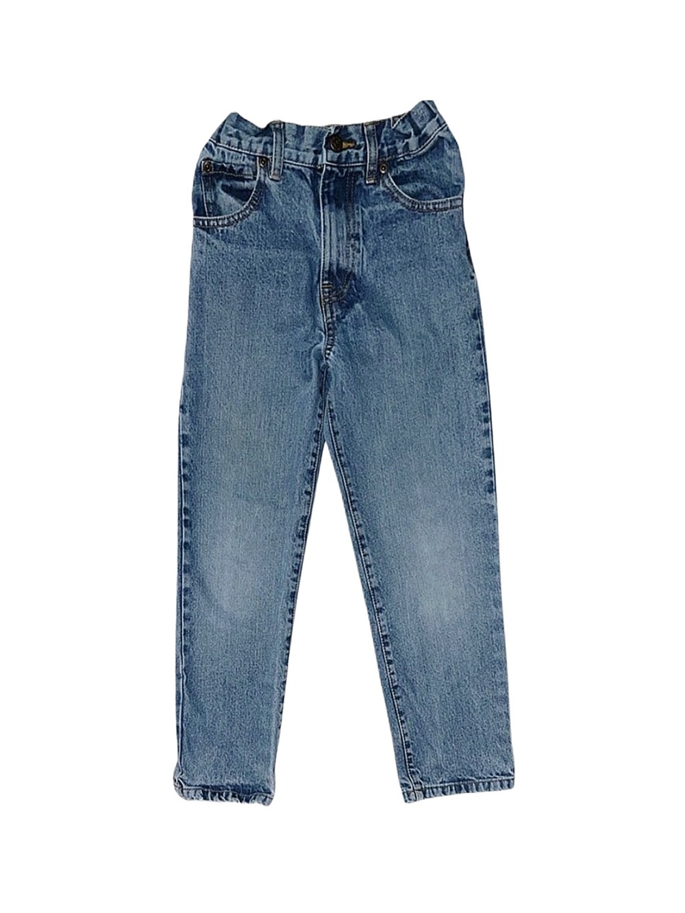 ARIZONA JEAN COMPANY Boy's Relaxed Jeans Adjustable Waist Size 7X Slim